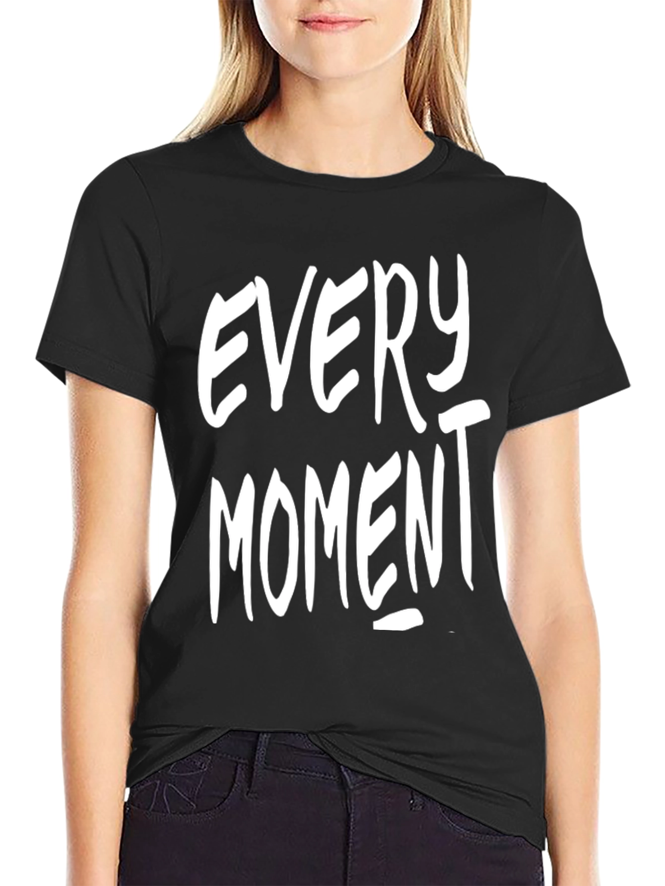 Every Moment Graphic Tee - Mens Black T-Shirt