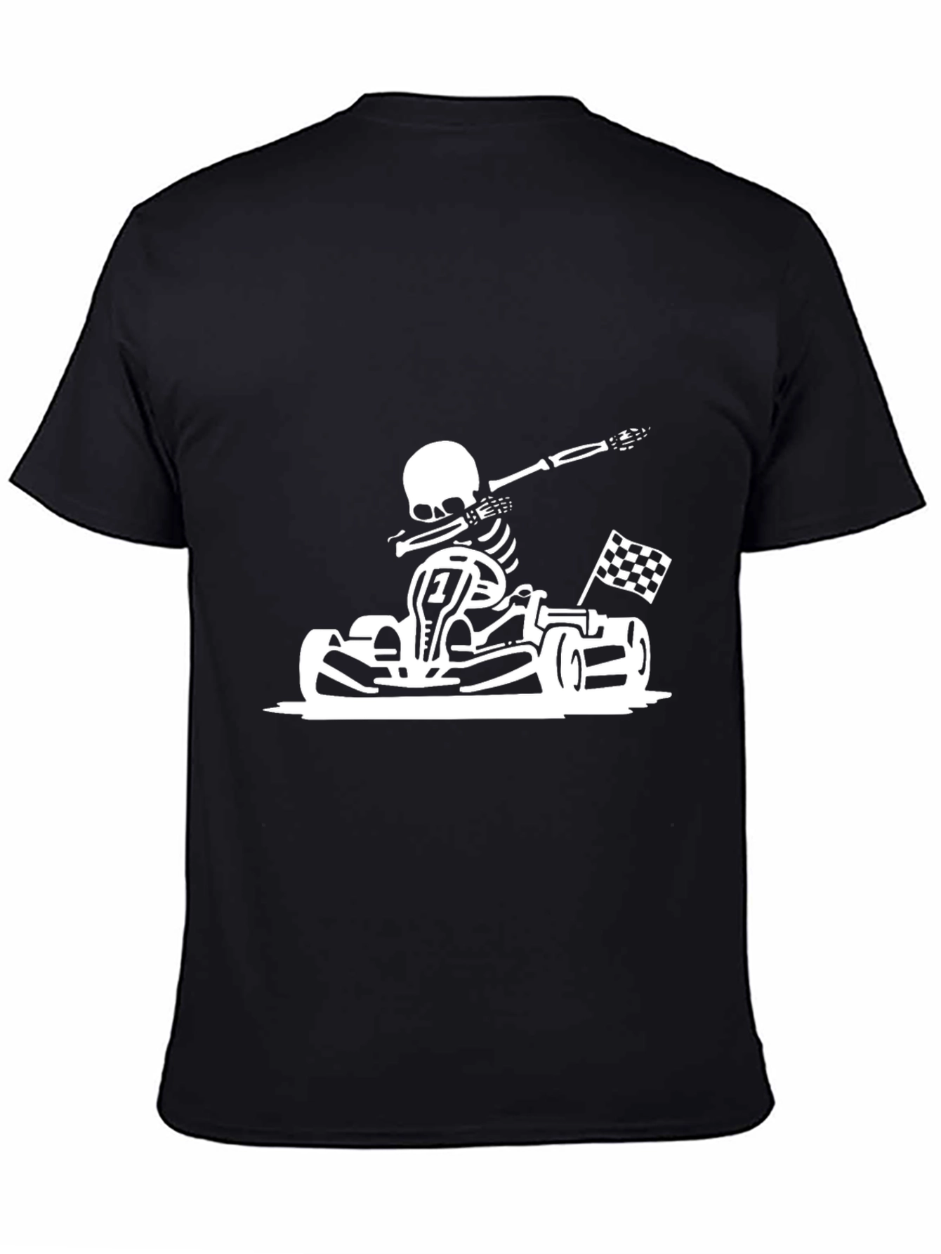 Skeleton Go Kart Dab T-Shirt