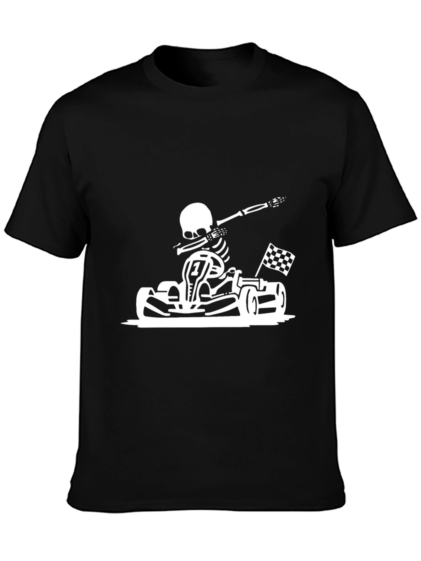 Skeleton Go Kart Dab T-Shirt