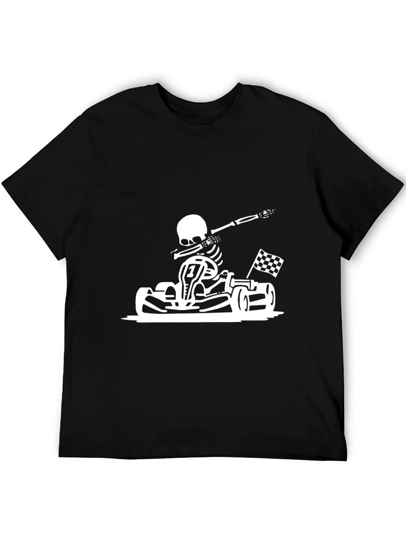Skeleton Go Kart Dab T-Shirt