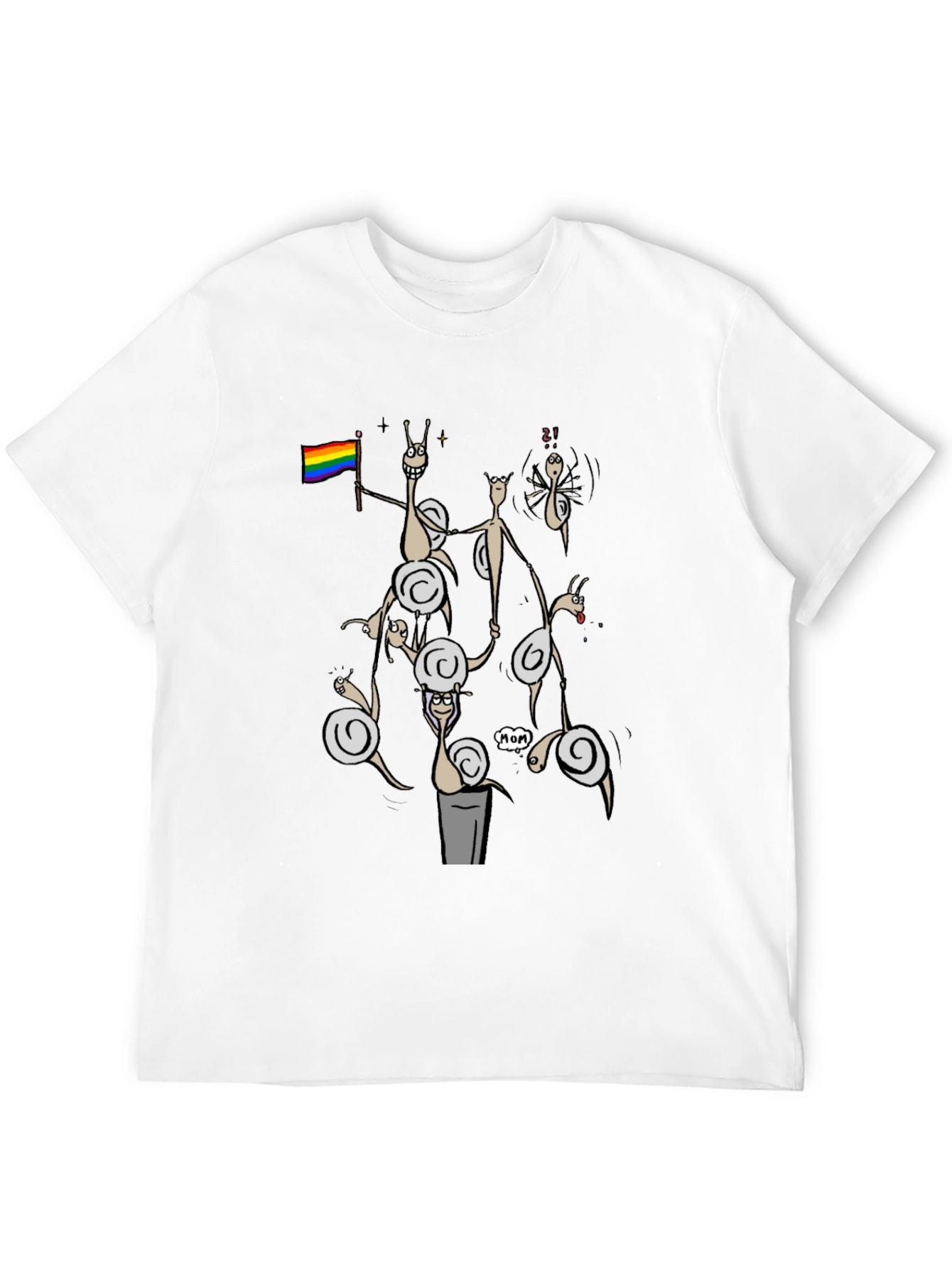 Snail Pride T-Shirt - Black
