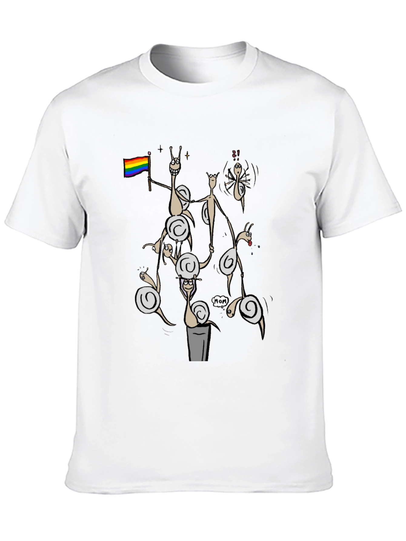 Snail Pride T-Shirt - Black