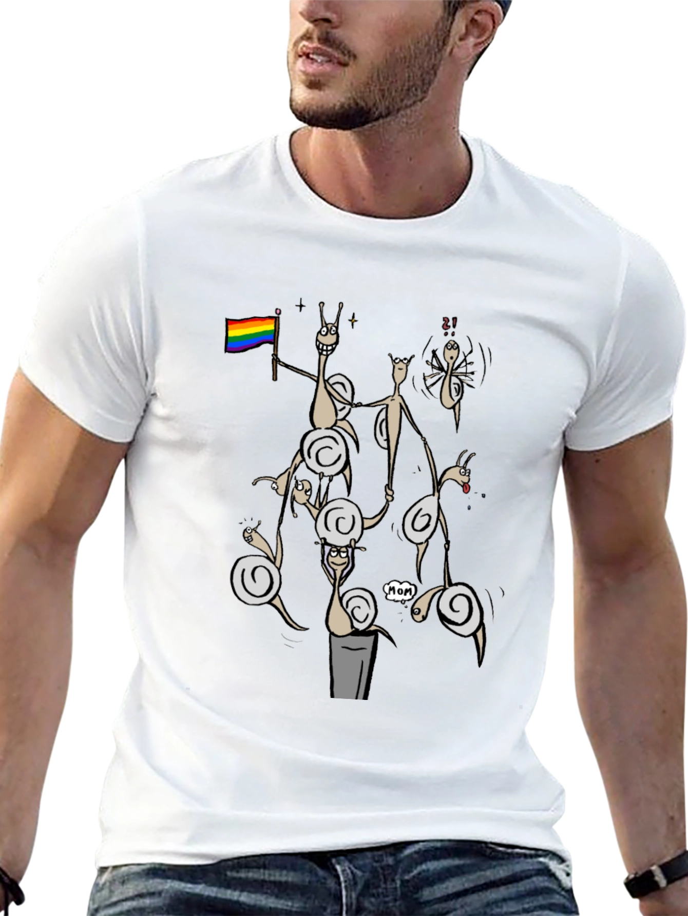 Snail Pride T-Shirt - Black