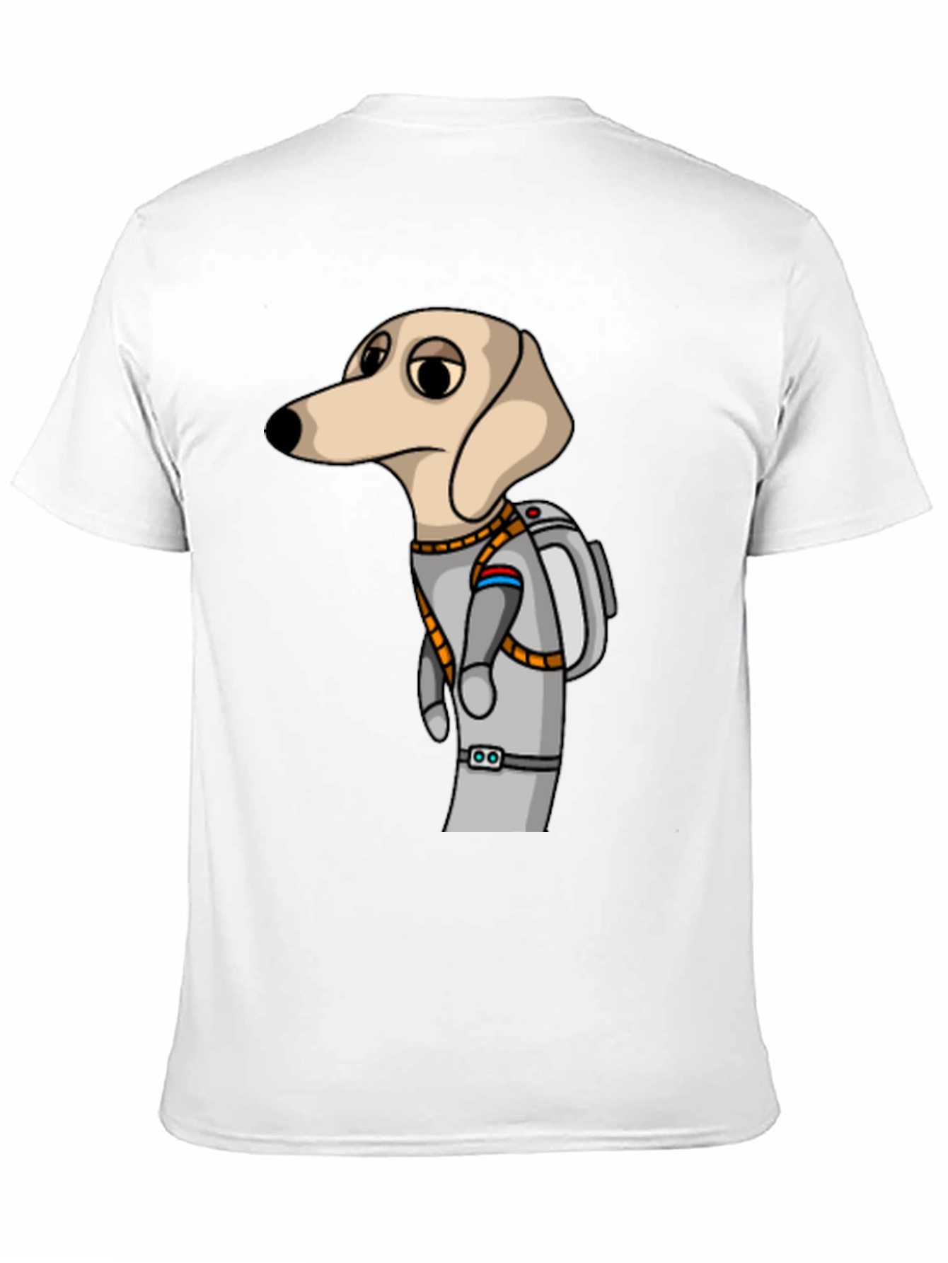Dog Astronaut Graphic Tee - Unisex Black T-Shirt