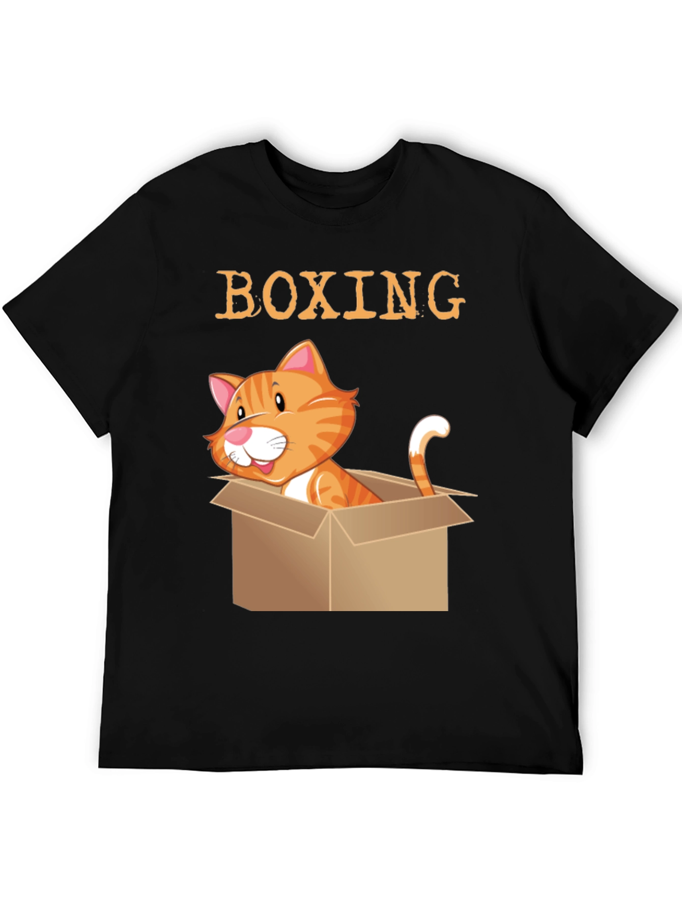 Boxing Cat T-Shirt - Novelty Kitten Tee
