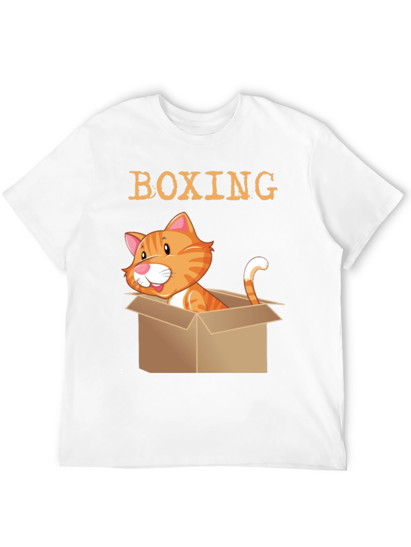 Boxing Cat T-Shirt - Novelty Kitten Tee