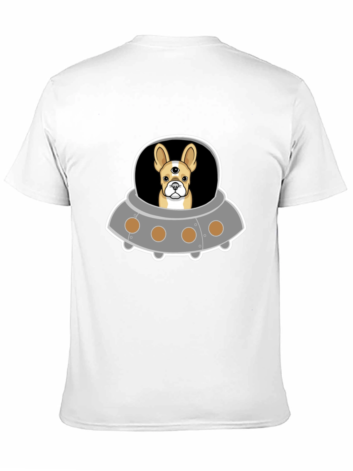 UFO Dog T-Shirt - Alien French Bulldog Tee