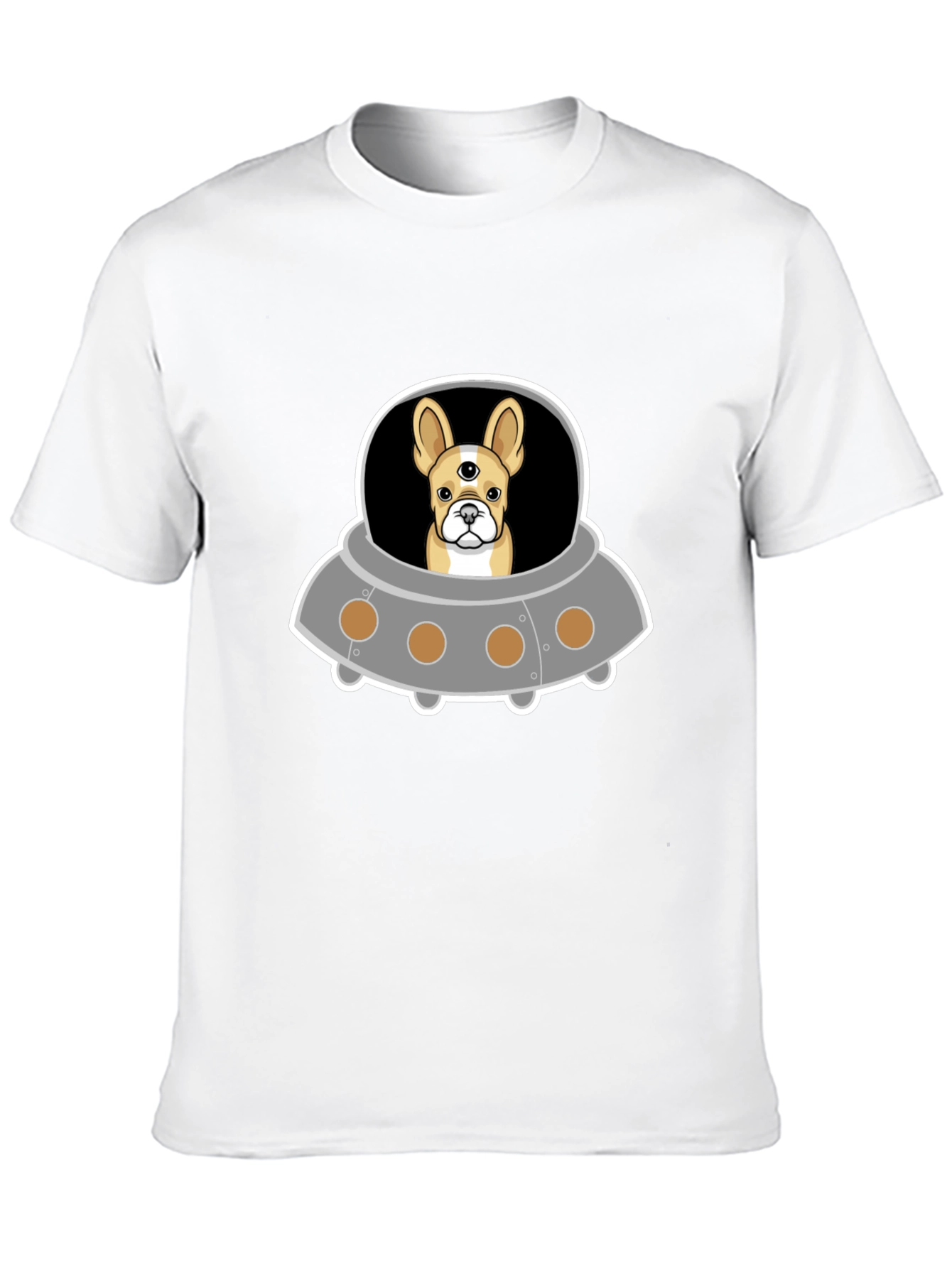UFO Dog T-Shirt - Alien French Bulldog Tee