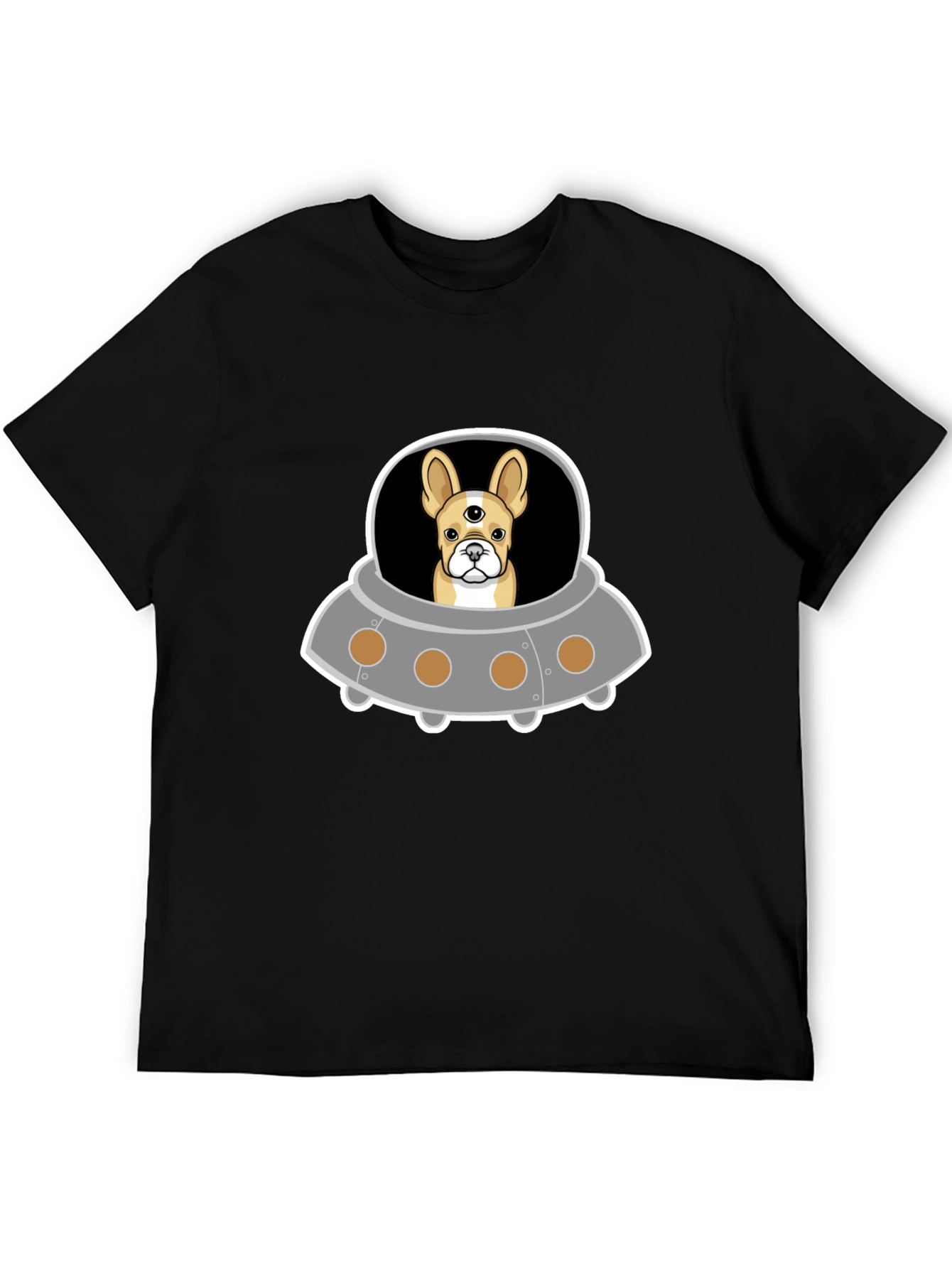 UFO Dog T-Shirt - Alien French Bulldog Tee