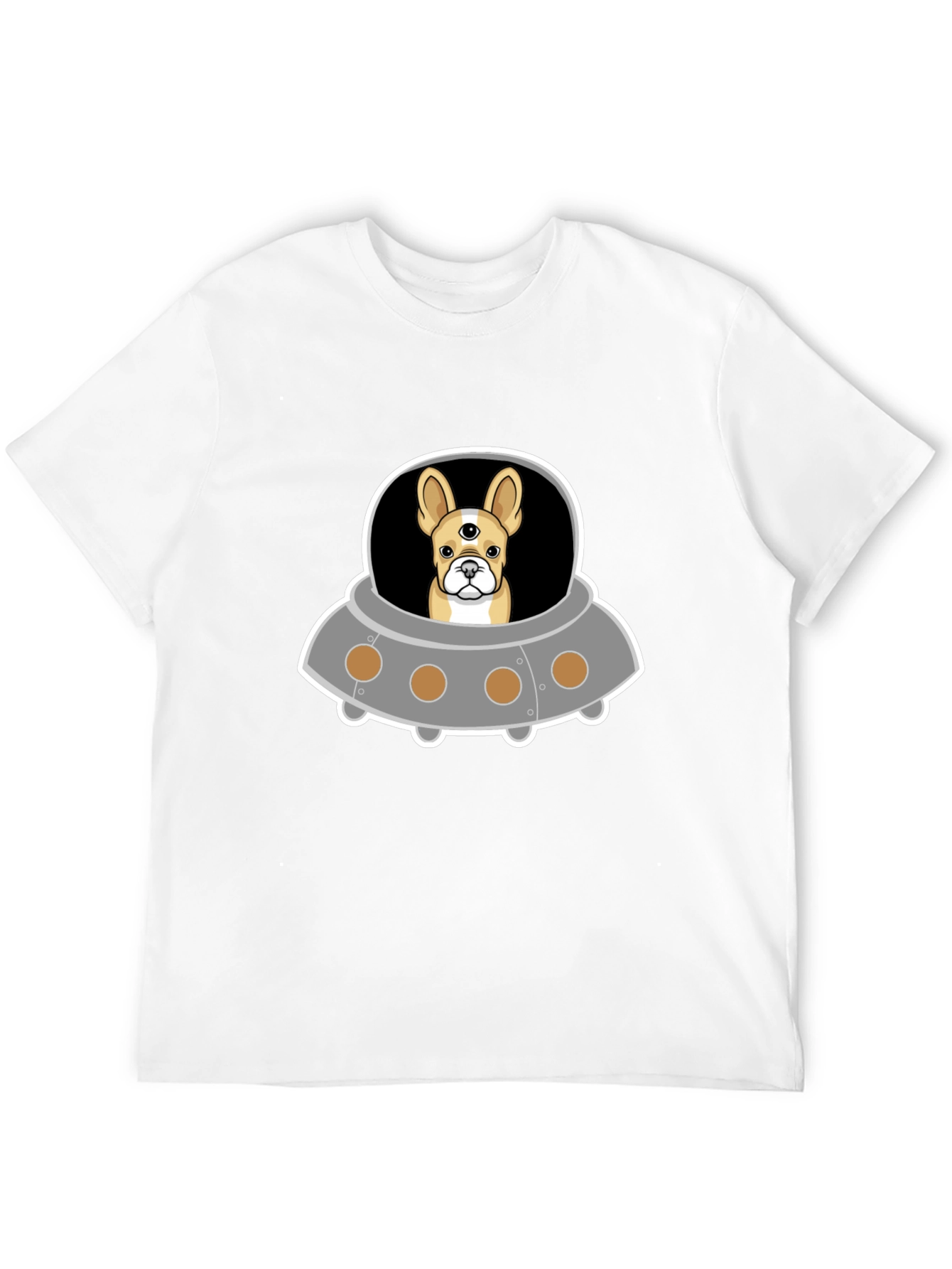 UFO Dog T-Shirt - Alien French Bulldog Tee