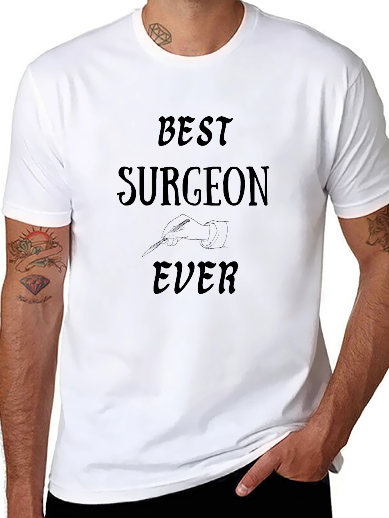 Best Surgeon Ever Black T-Shirt