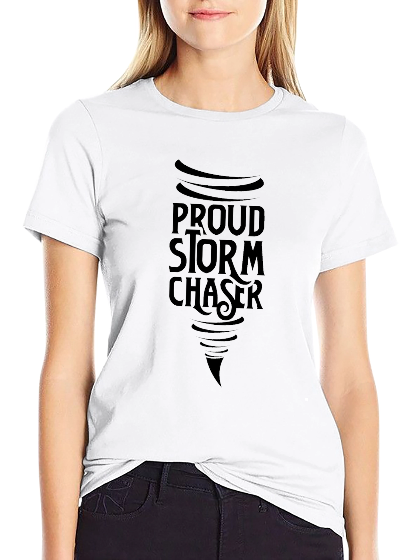 Proud Storm Chaser Black T-Shirt