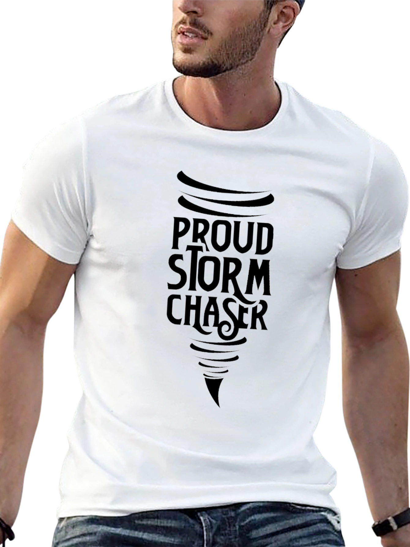 Proud Storm Chaser Black T-Shirt