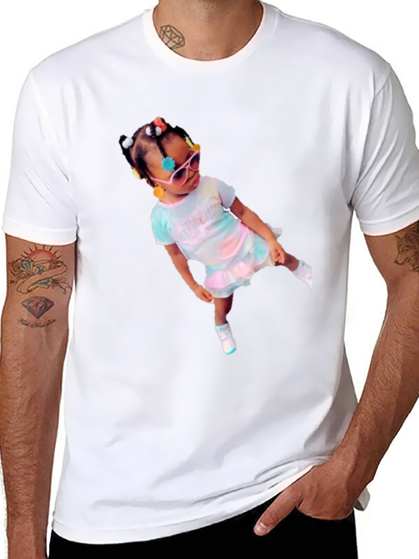 Stylish T-Shirt with Cute Kid Graphic