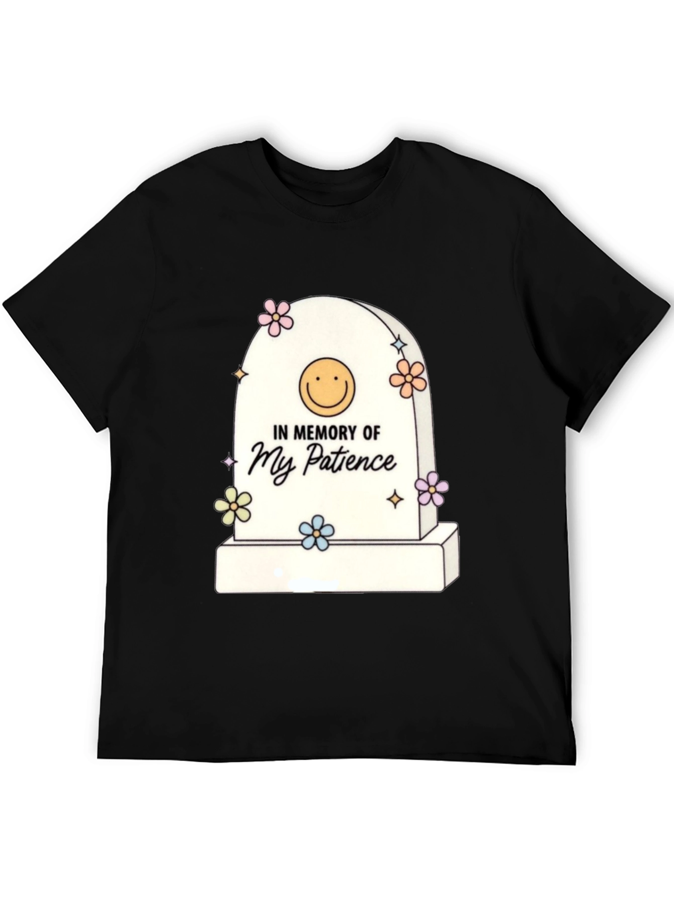 In Memory of My Patience Funny Graphic Tee