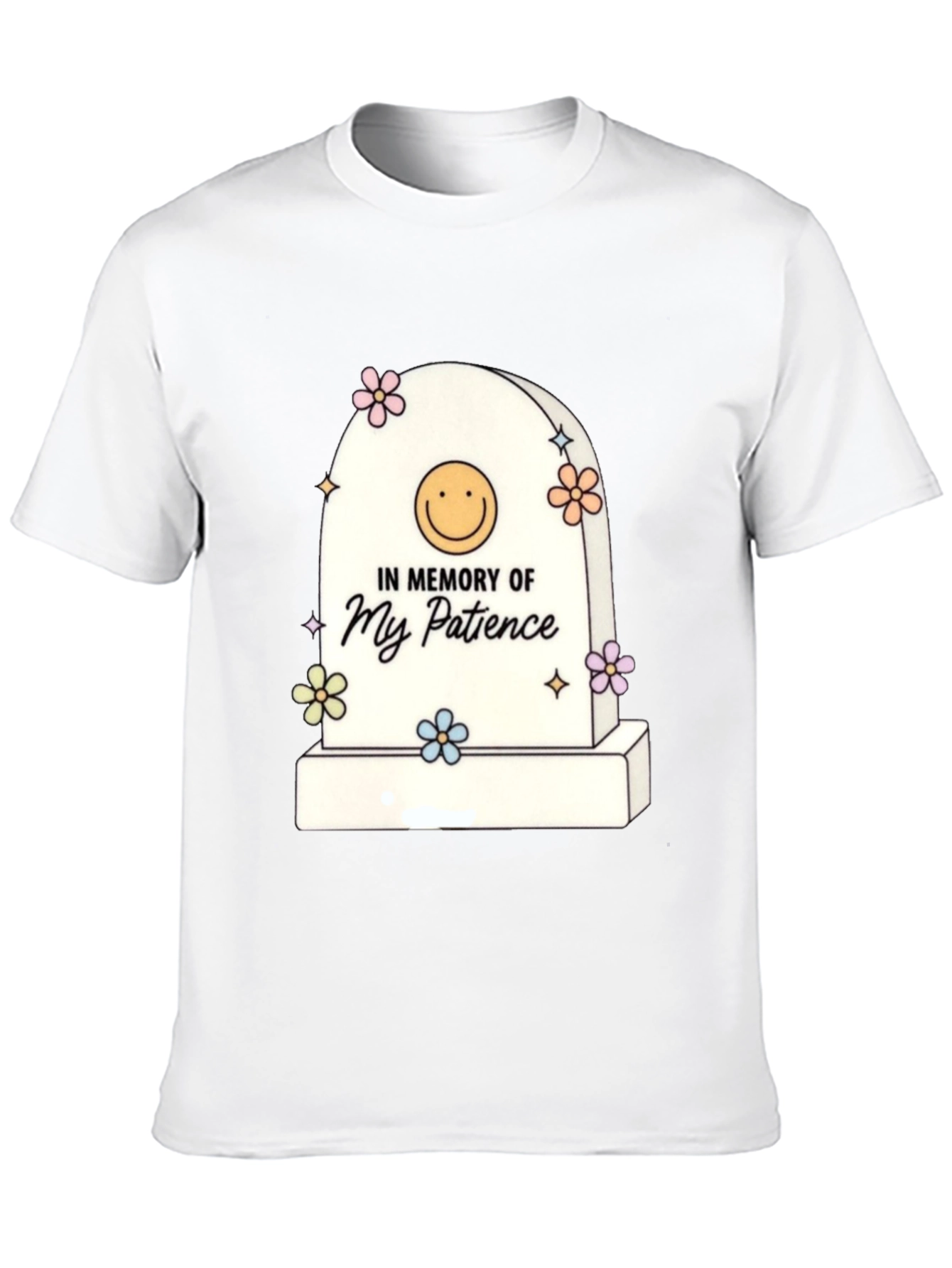 In Memory of My Patience Funny Graphic Tee