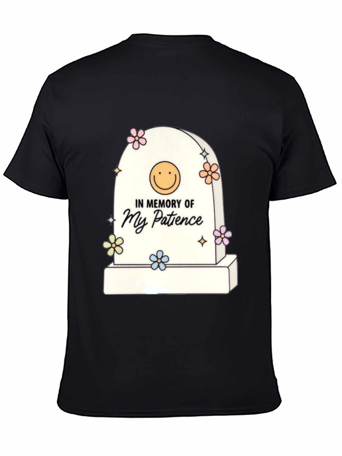 In Memory of My Patience Funny Graphic Tee