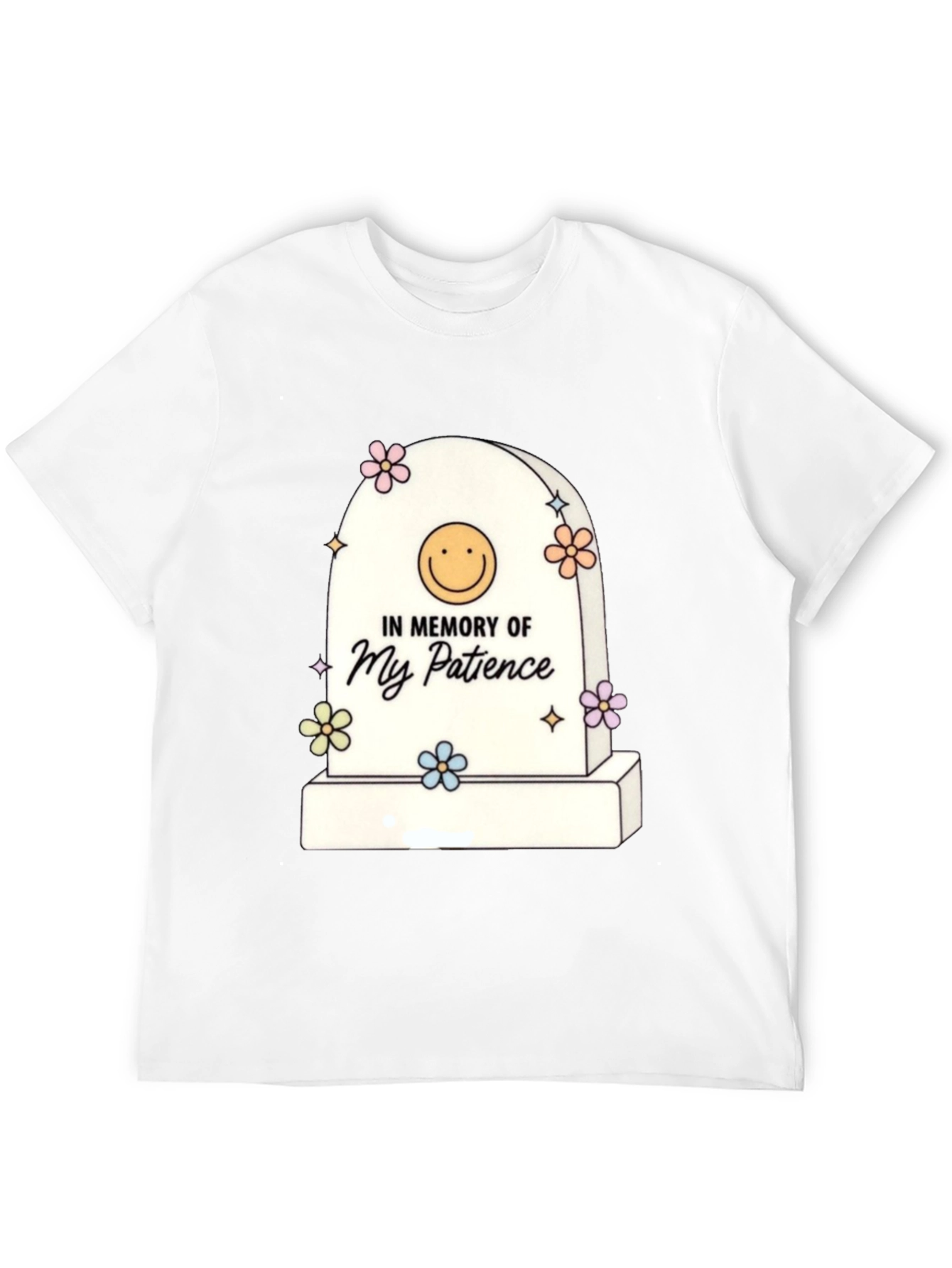 In Memory of My Patience Funny Graphic Tee