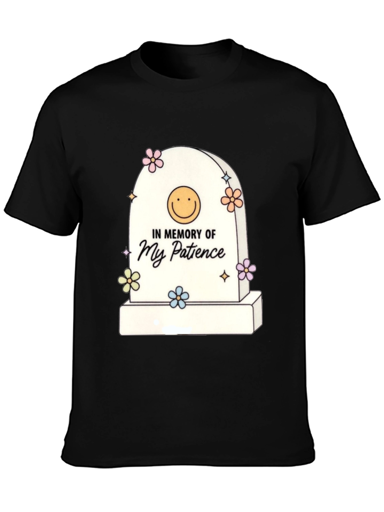 In Memory of My Patience Funny Graphic Tee