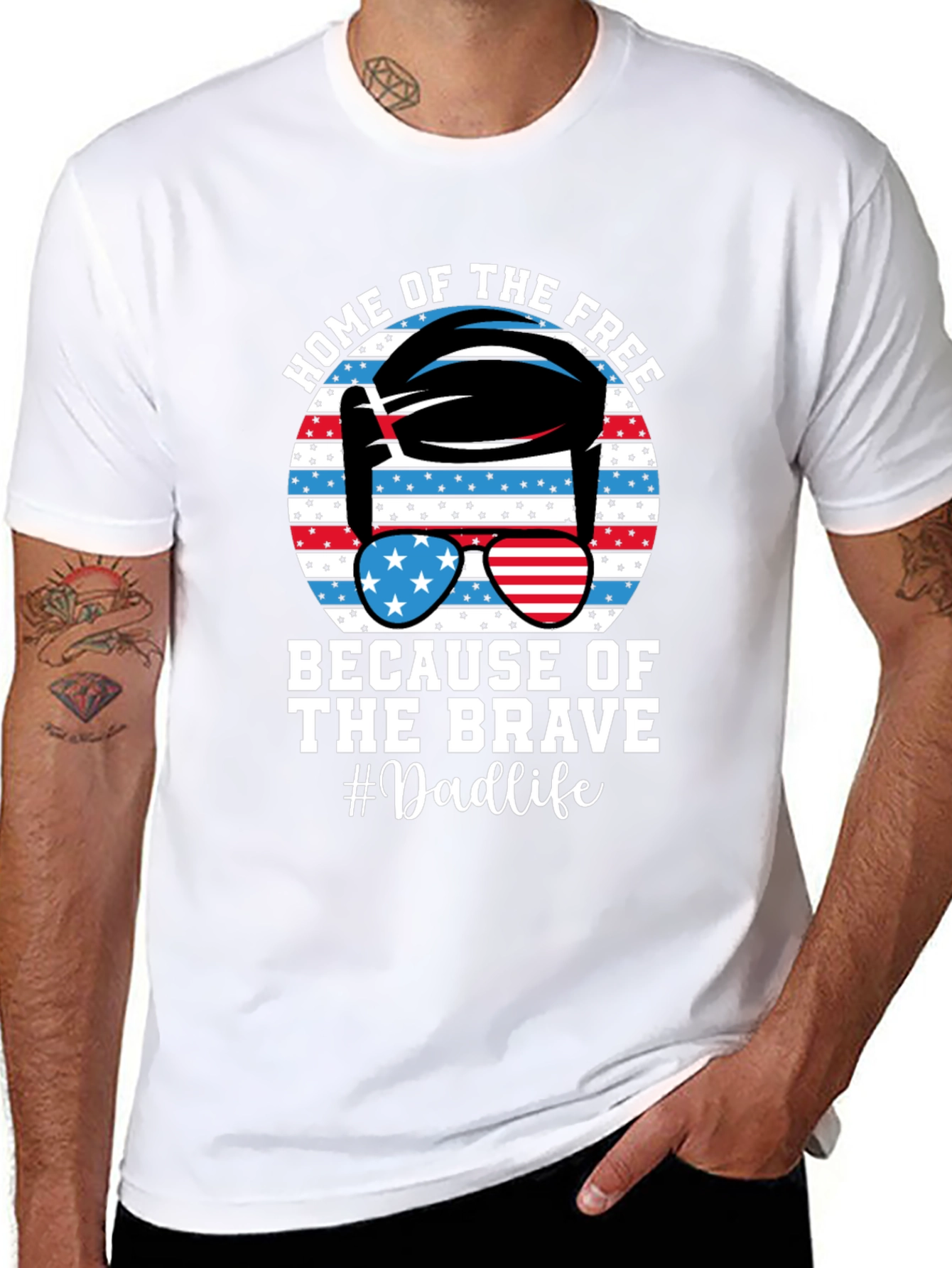 Home of the Free Dad T-Shirt