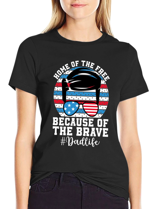 Home of the Free Dad T-Shirt