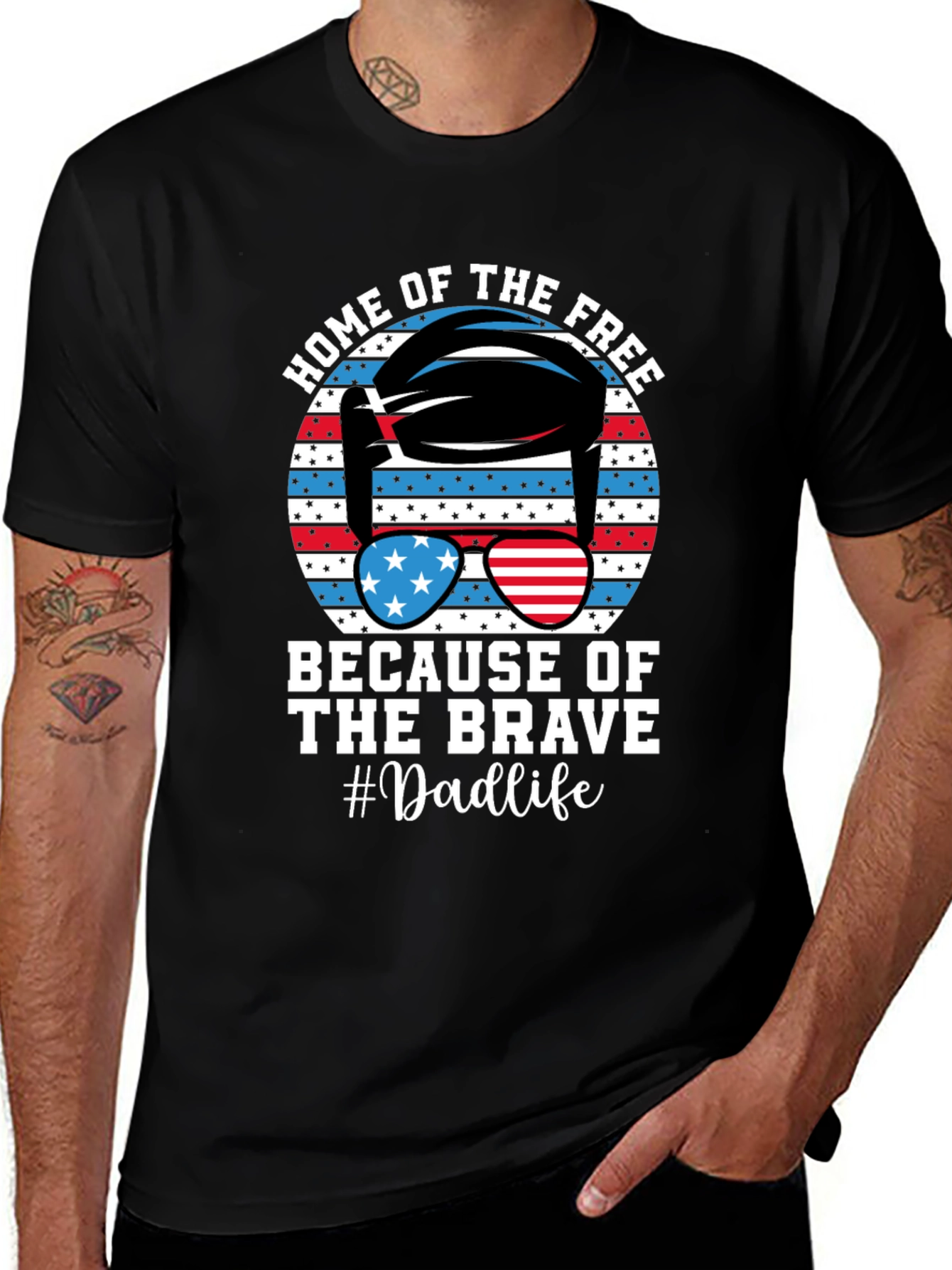 Home of the Free Dad T-Shirt