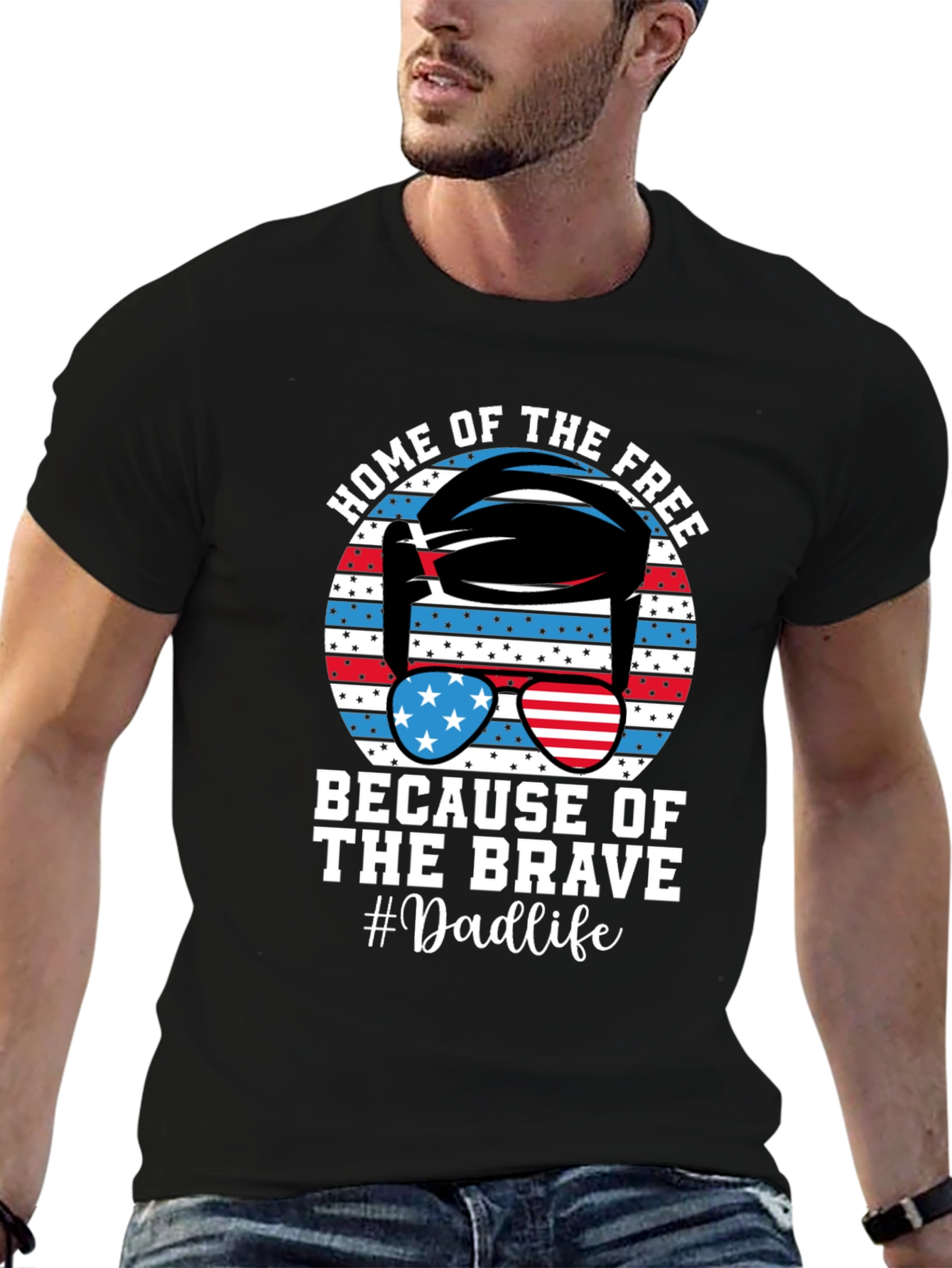 Home of the Free Dad T-Shirt