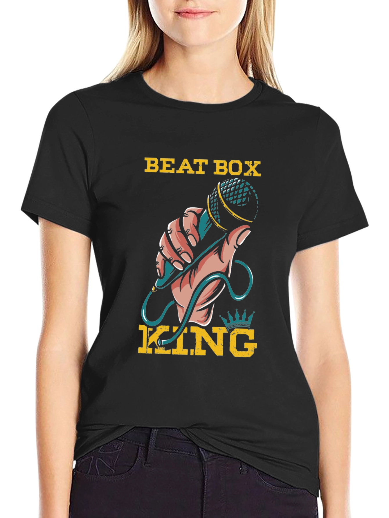 Beat Box King Black T-Shirt
