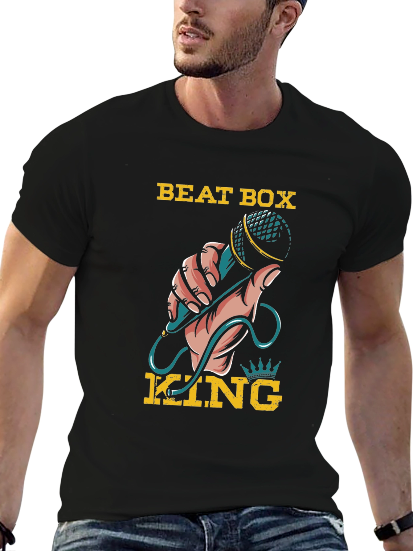 Beat Box King Black T-Shirt
