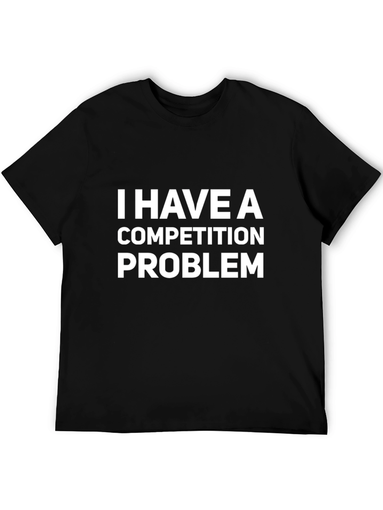 Competition Problem Graphic Tee - Black