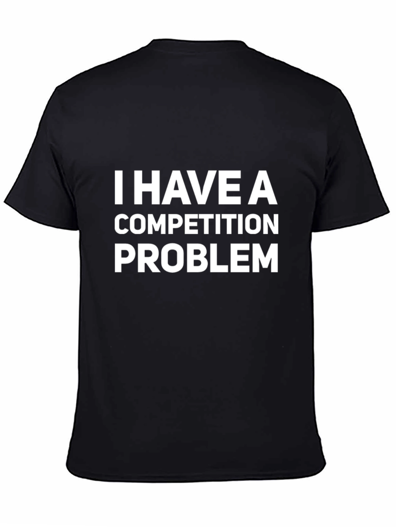 Competition Problem Graphic Tee - Black