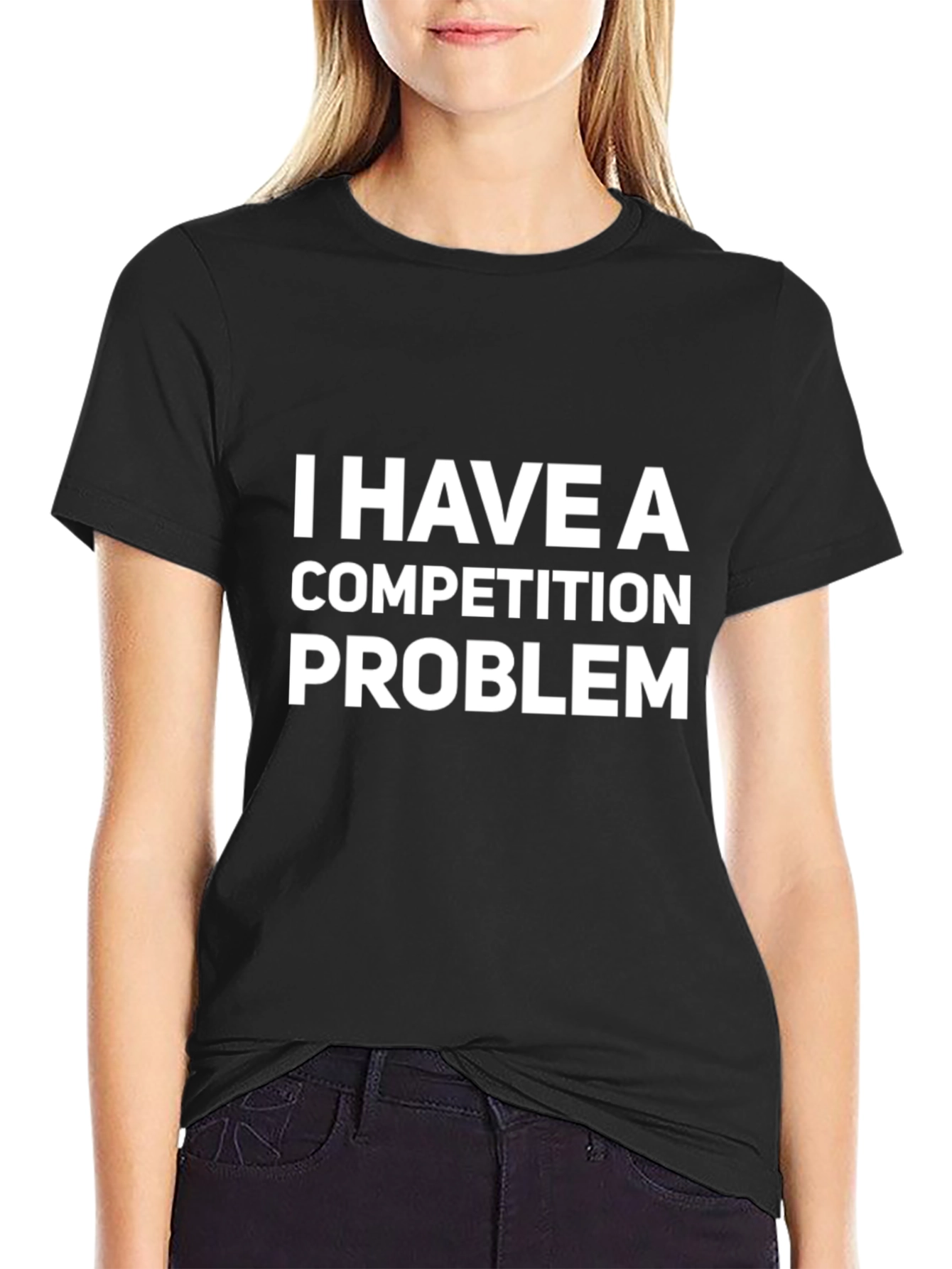 Competition Problem Graphic Tee - Black