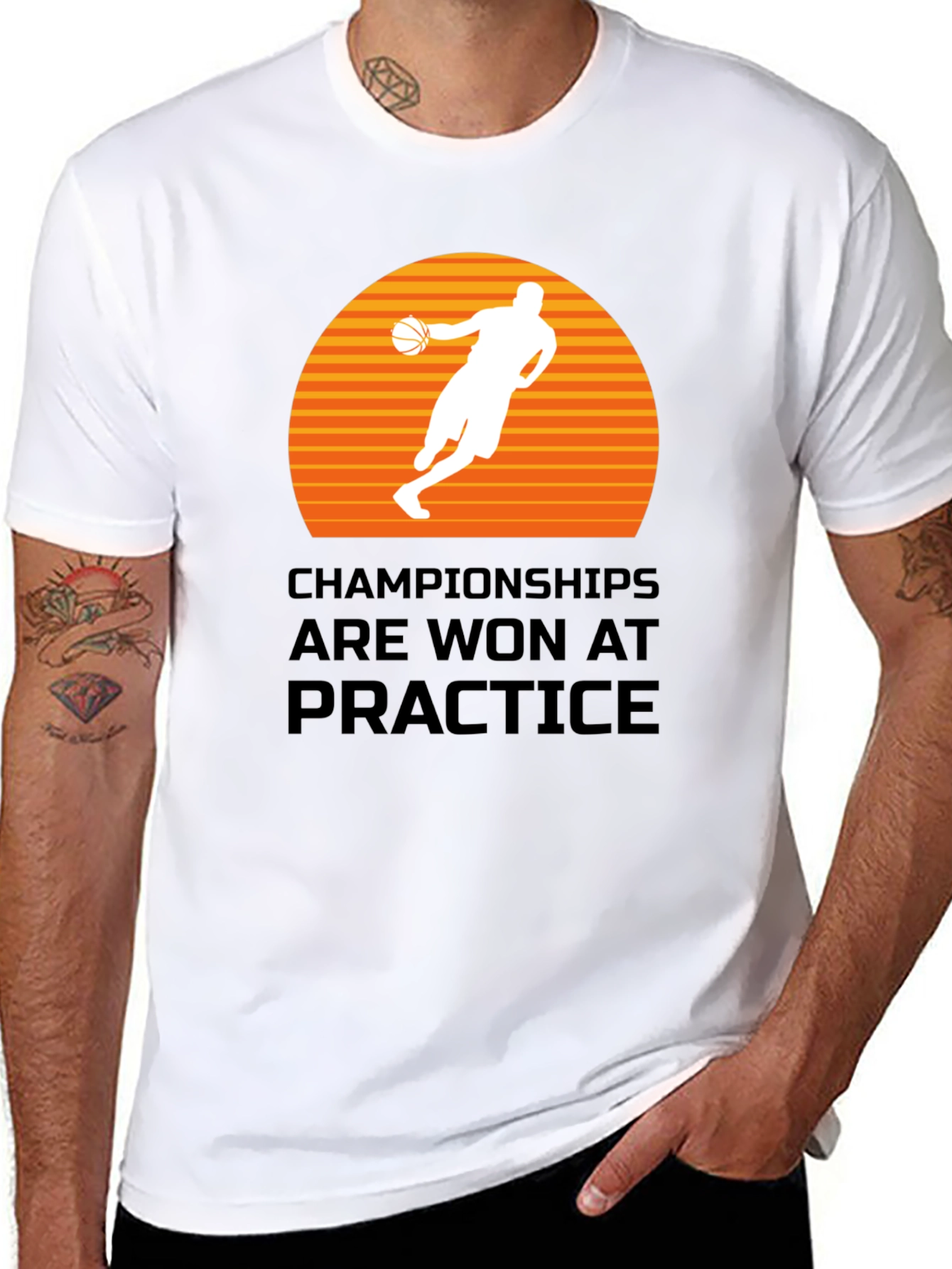 Basketball Champ T-Shirt: Practice Makes Perfect