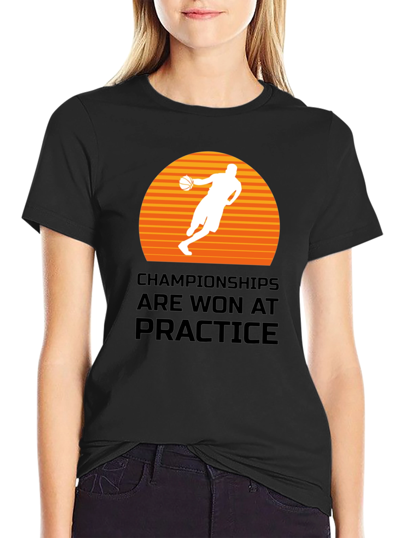 Basketball Champ T-Shirt: Practice Makes Perfect