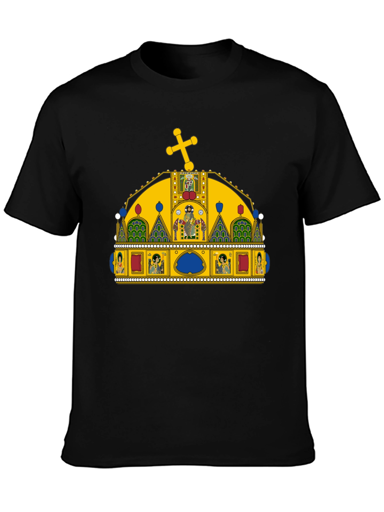 Crown Graphic Tee - Black