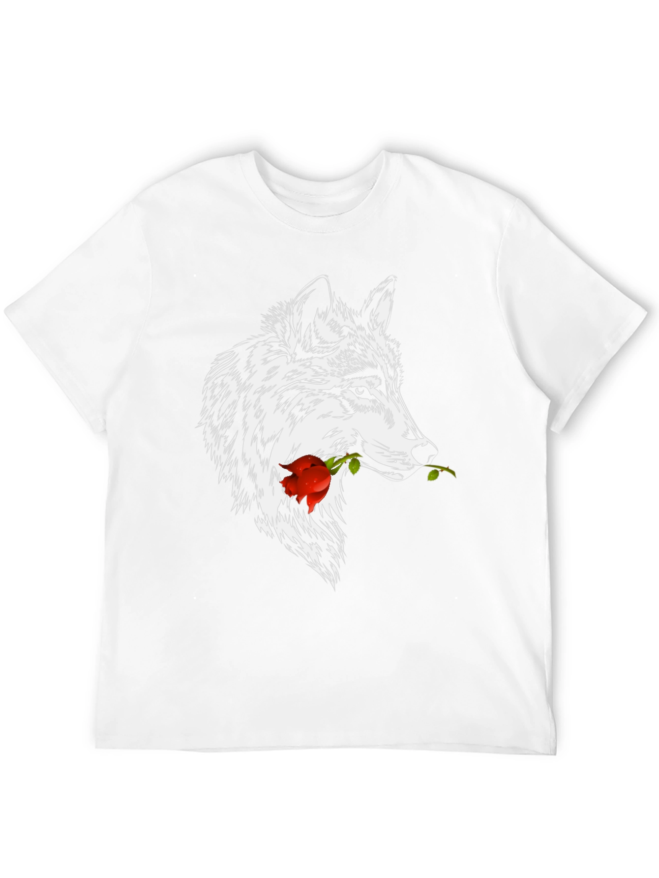 Wolf & Rose Graphic Tee - Black