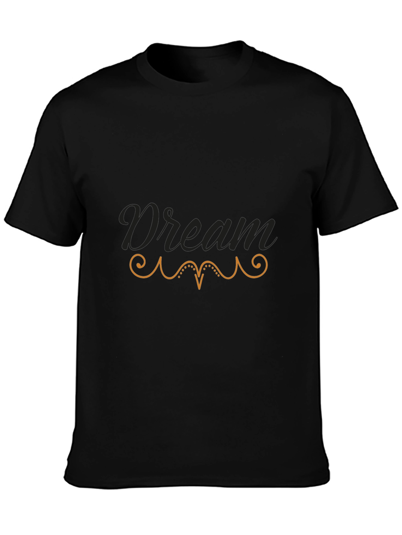 Dream Graphic Tee - Stylish Black Cotton T-Shirt