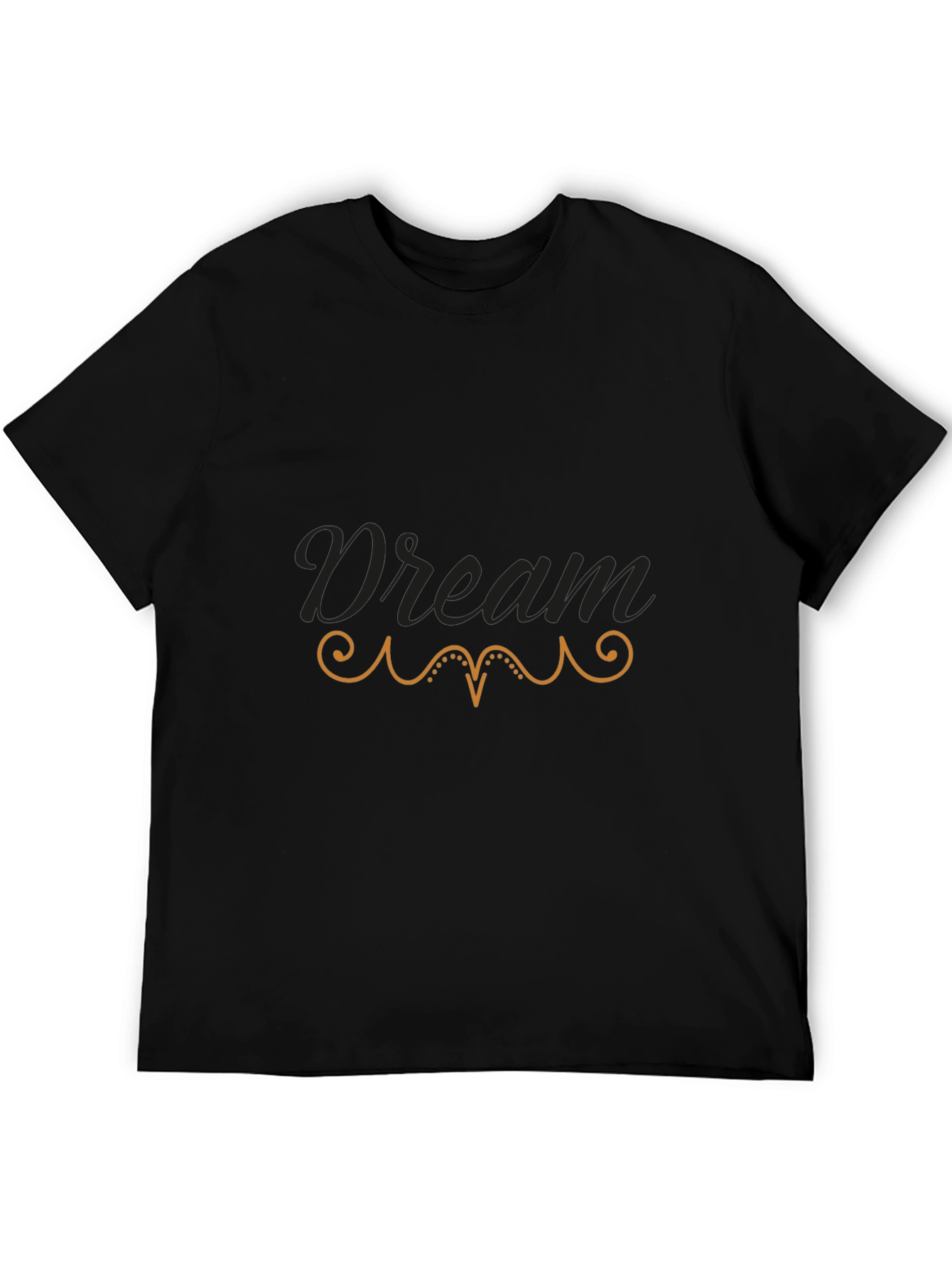 Dream Graphic Tee - Stylish Black Cotton T-Shirt