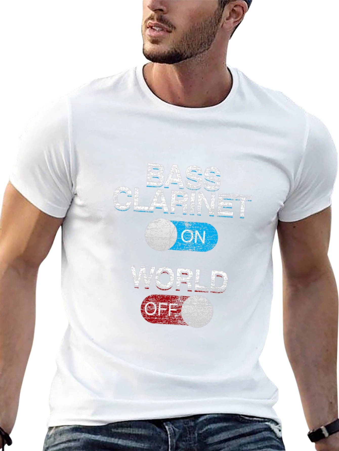 Bass Clarinet ON World OFF T-Shirt