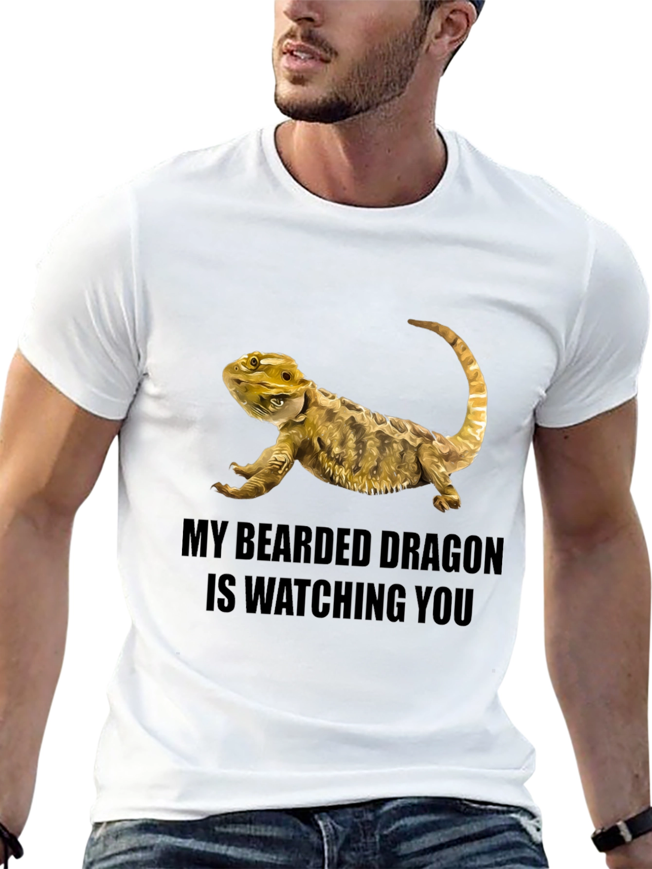 Bearded Dragon Watching T-Shirt
