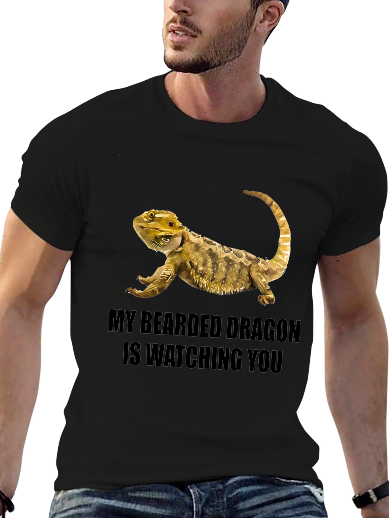 Bearded Dragon Watching T-Shirt