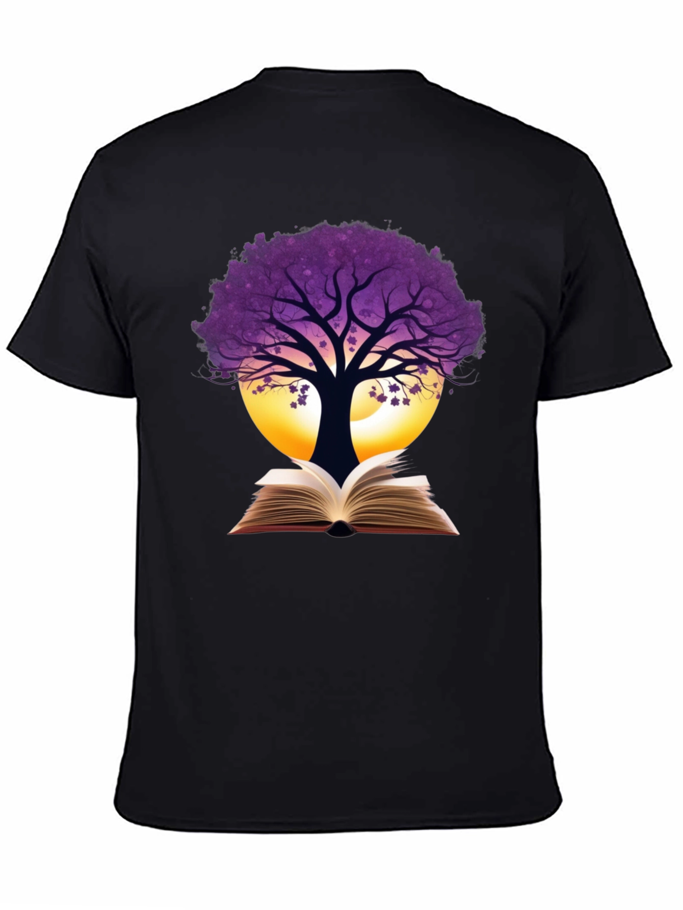 Book Tree Graphic Tee - Nature Reader Shirt