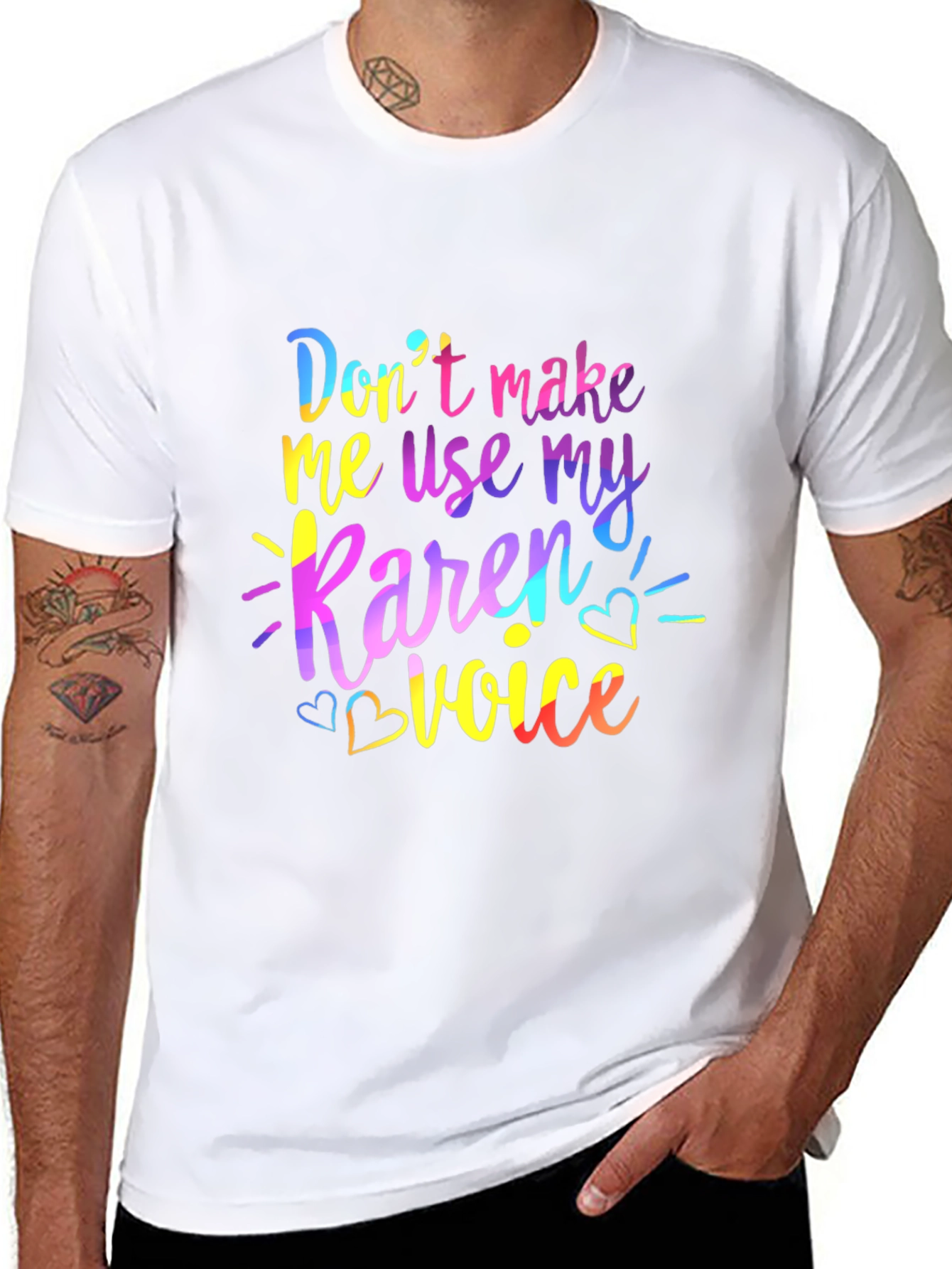 Funny Karen Voice Graphic Tee