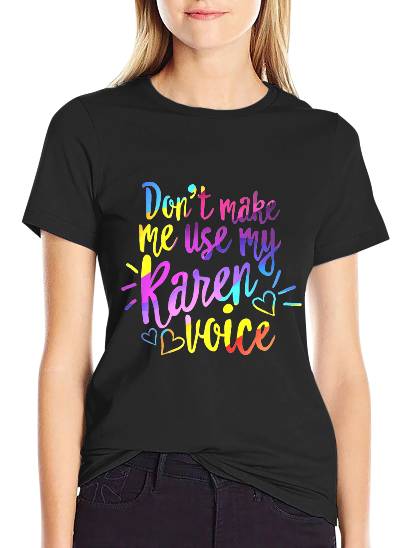 Funny Karen Voice Graphic Tee