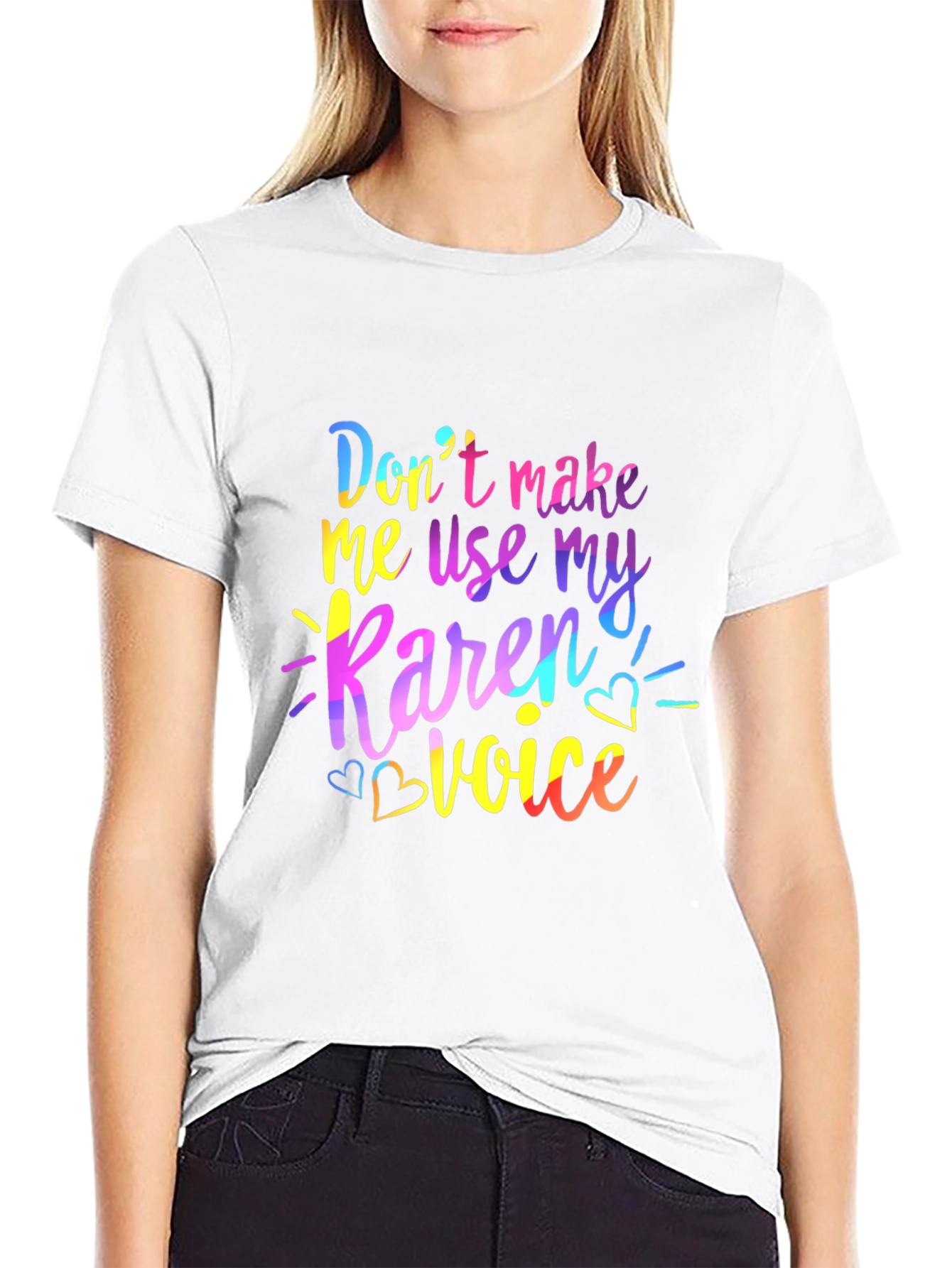 Funny Karen Voice Graphic Tee