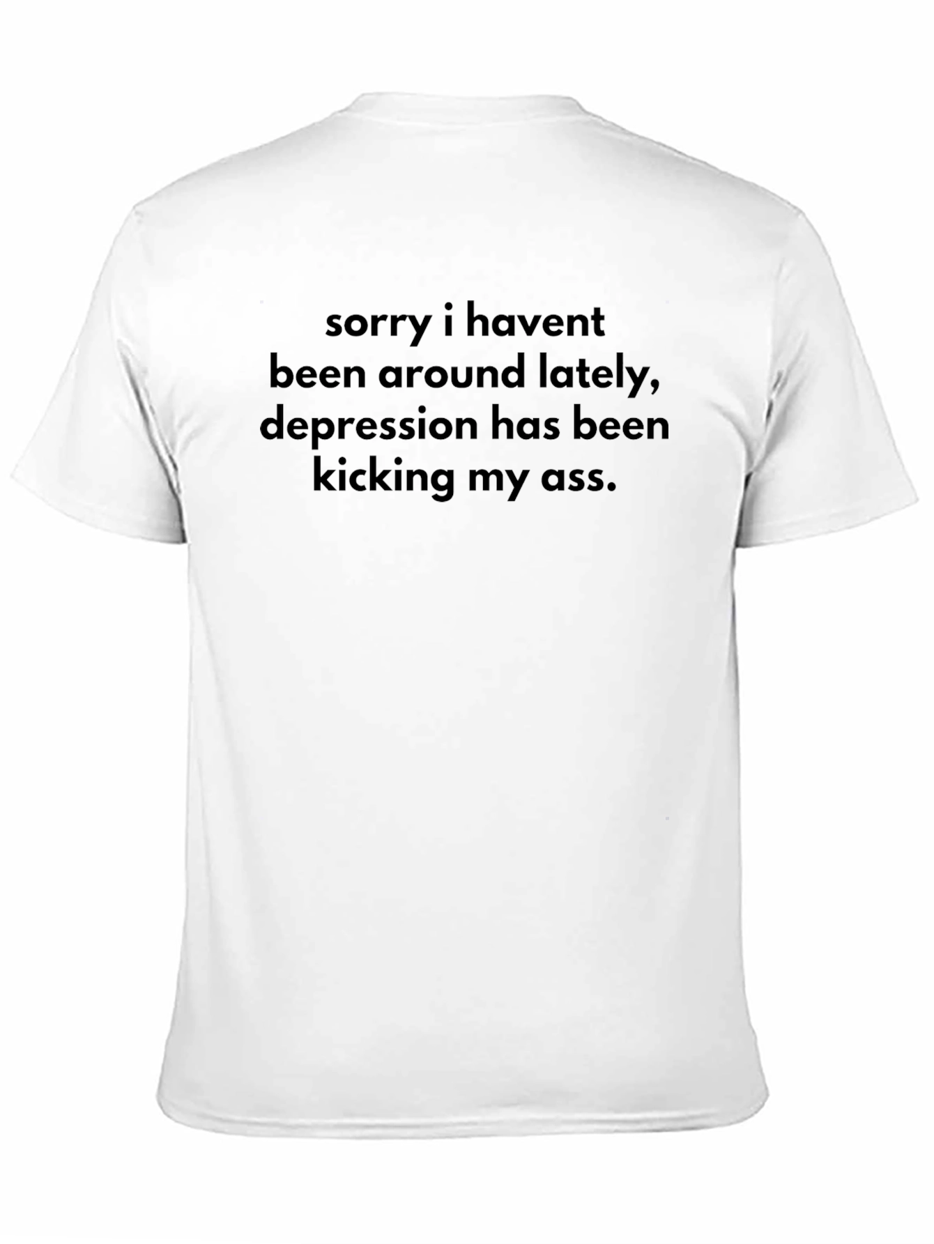Depression Kicking My Ass Graphic Tee