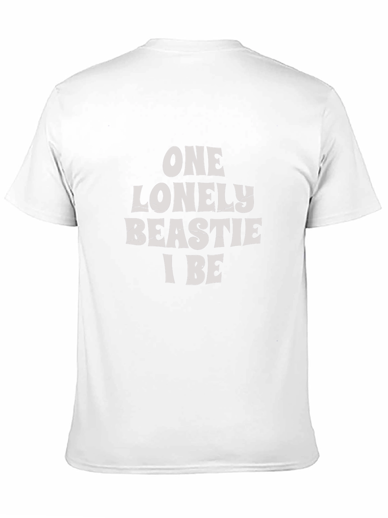 One Lonely Beastie T-Shirt Soft Cotton
