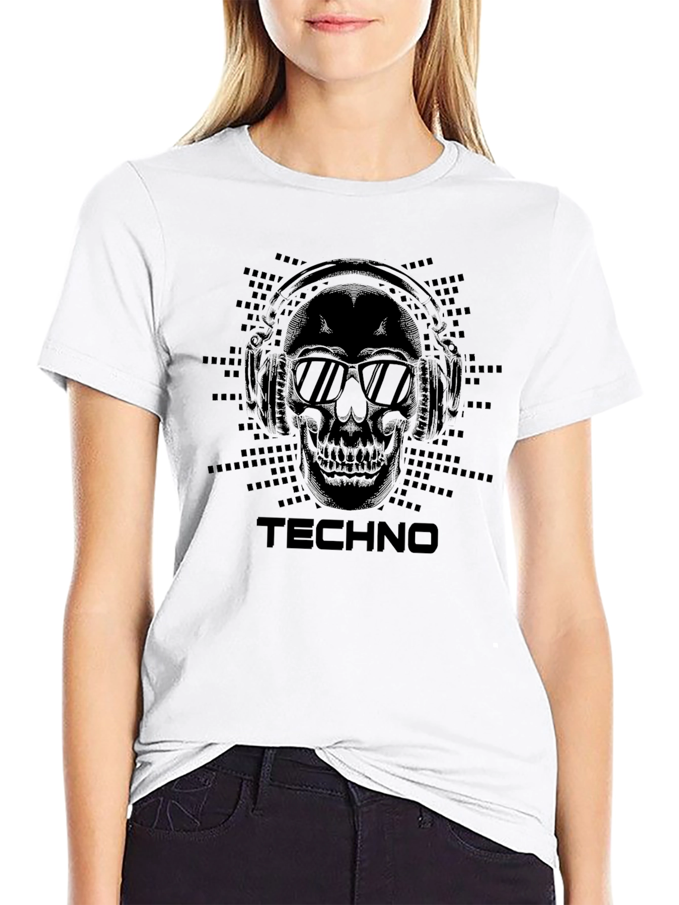 Techno Skull Graphic Tee