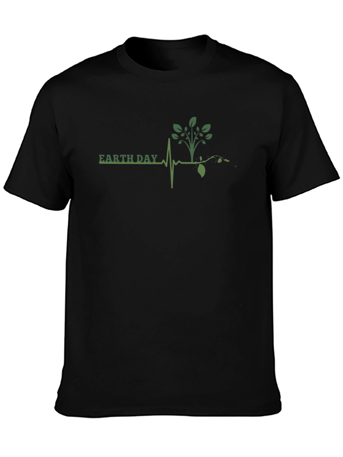 Earth Day Heartbeat Tree Graphic Tee