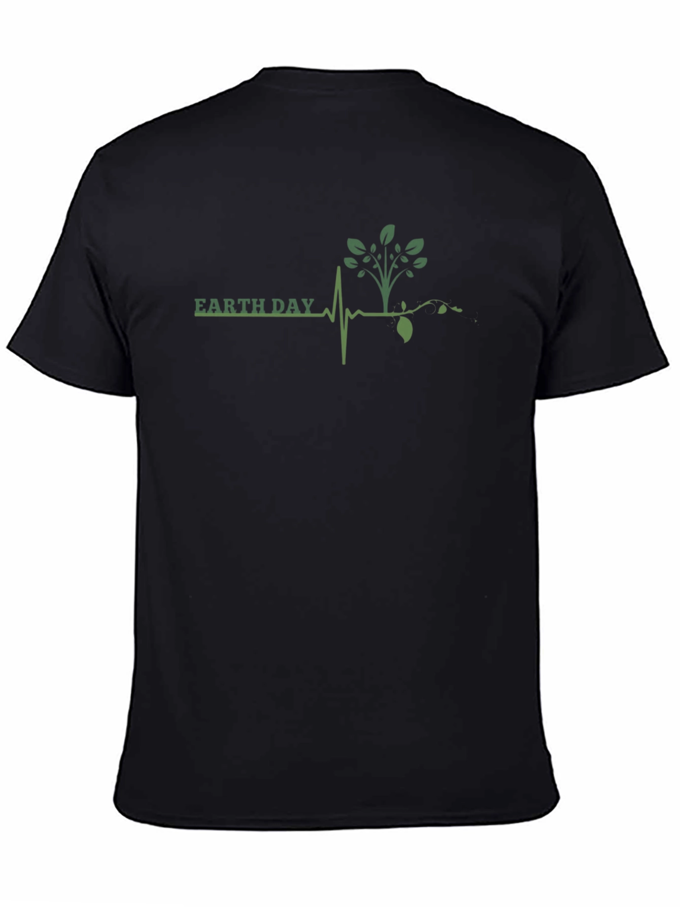 Earth Day Heartbeat Tree Graphic Tee